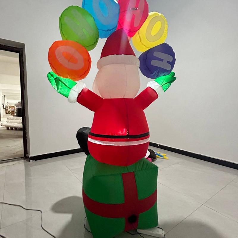 Blow Up Santa Inflatable Decor - đánh giá và giá Christmas Lights Outdoor