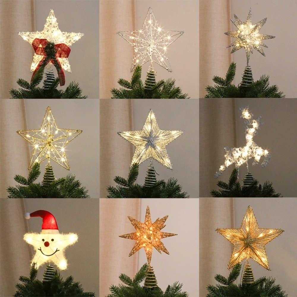 3D Glitter Star Christmas Tree - đánh giá và giá Star Tree Topper