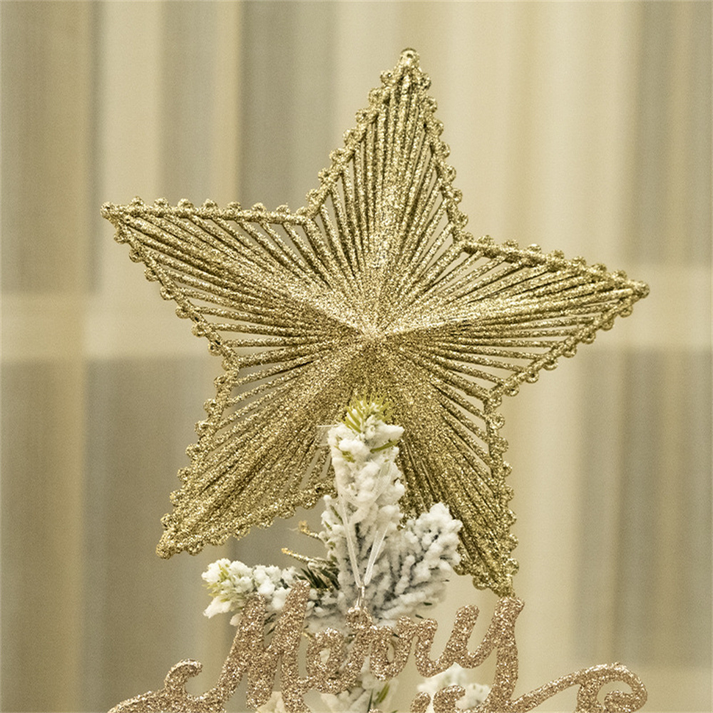 Gold Glitter Christmas Tree To - đánh giá và giá Star Tree Topper