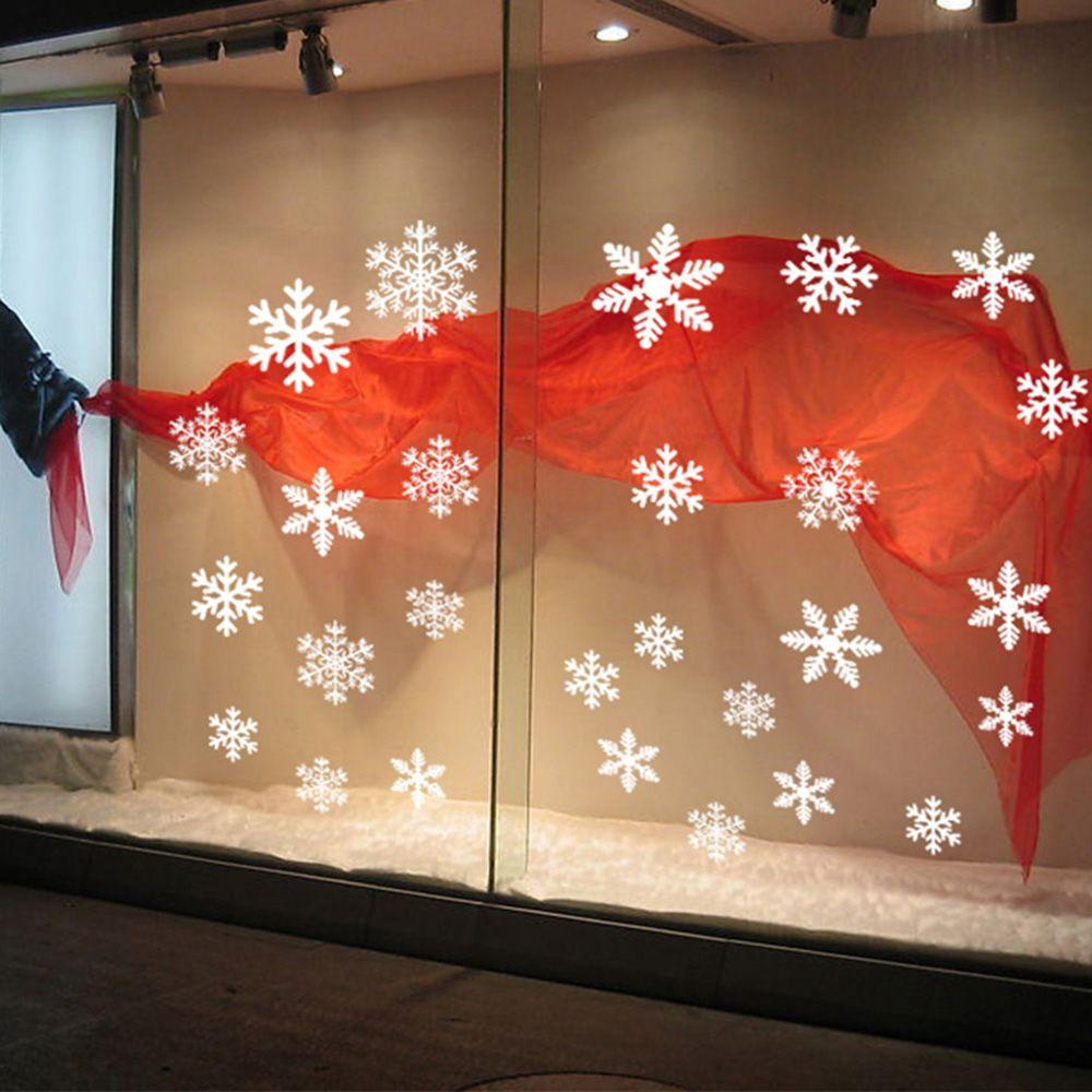 27/38PCS Gift Xmas  Festival S - đánh giá và giá Snowflake Window Decal