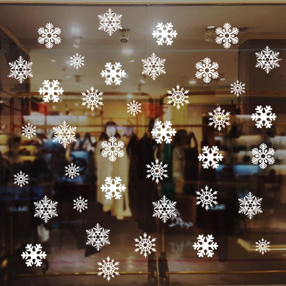 27/38PCS Gift Xmas  Festival S - đánh giá và giá Snowflake Window Decal