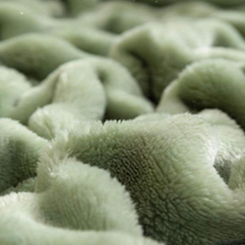 Sage Green Bubble Fleece Blank - đánh giá và giá Christmas Throw Blanket