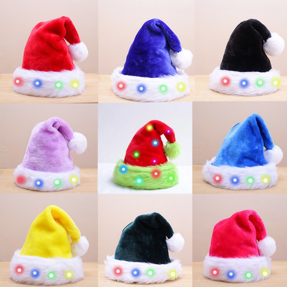 Lumination Christmas Santa Hat - đánh giá và giá Santa Hat Plush