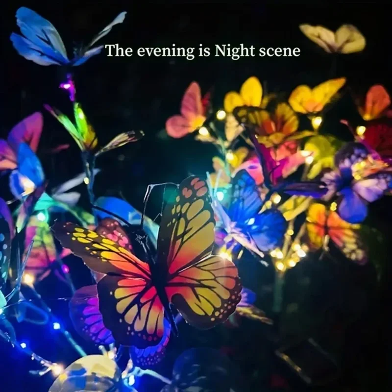 Solar LED Butterfly Garden Lig - đánh giá và giá Christmas Lights Outdoor
