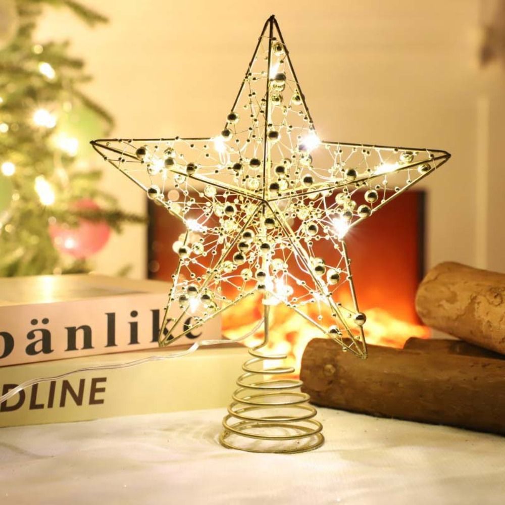 Gold/Silver LED Christmas Tree - đánh giá và giá Star Tree Topper