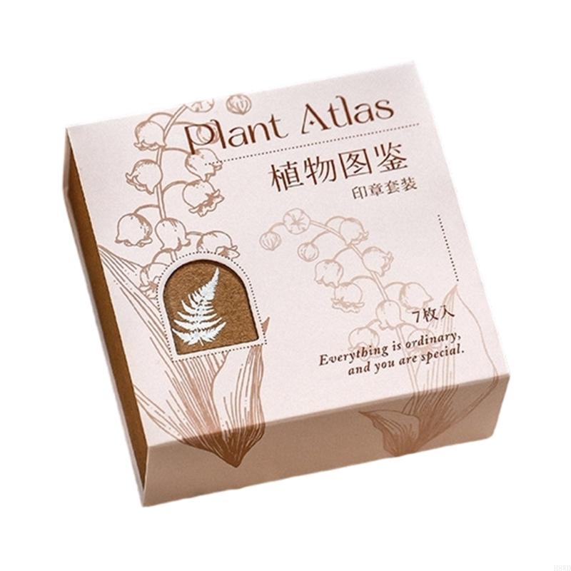 Bộ con dấu khối gỗ 7 mảnh Công - đánh giá và giá Gift Box Wrap Set