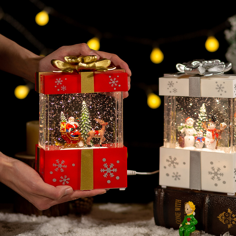 Automatic Snow Globe Music Box - đánh giá và giá Snow Globe Musical