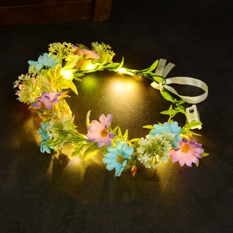 Luminous Floral Wreath LED Flo - đánh giá và giá Led Fairy String Lights