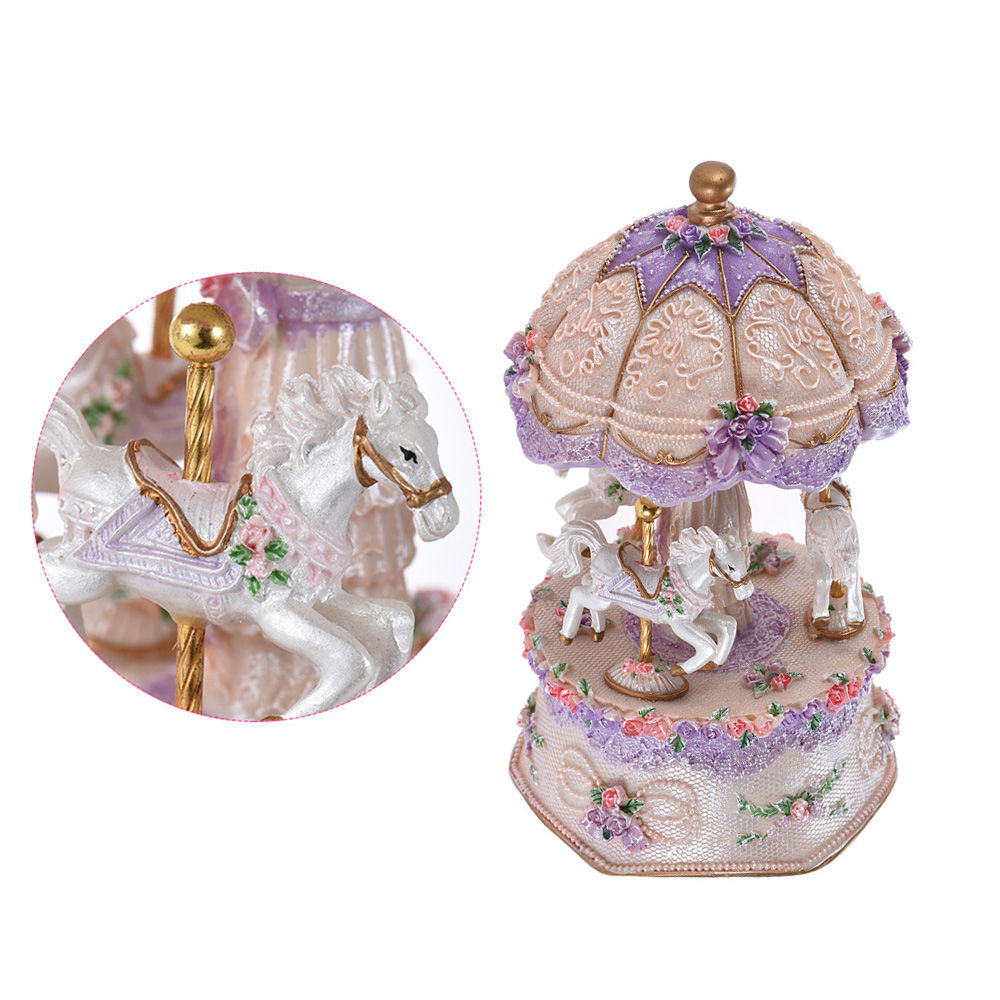 Luxury Dream 3-Horse Rotating  - đánh giá và giá Snow Globe Musical