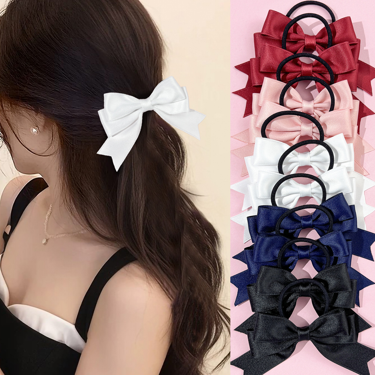 2 Pieces of Bow Hair Ties, Swe - đánh giá và giá Ribbon Bow Gift