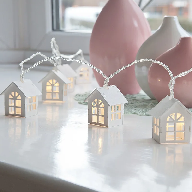 10 LED Christmas Tree House St - đánh giá và giá Led Fairy String Lights