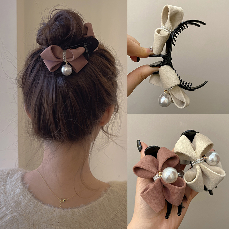 1PC Beautiful New Pearl Bow Ti - đánh giá và giá Ribbon Bow Gift