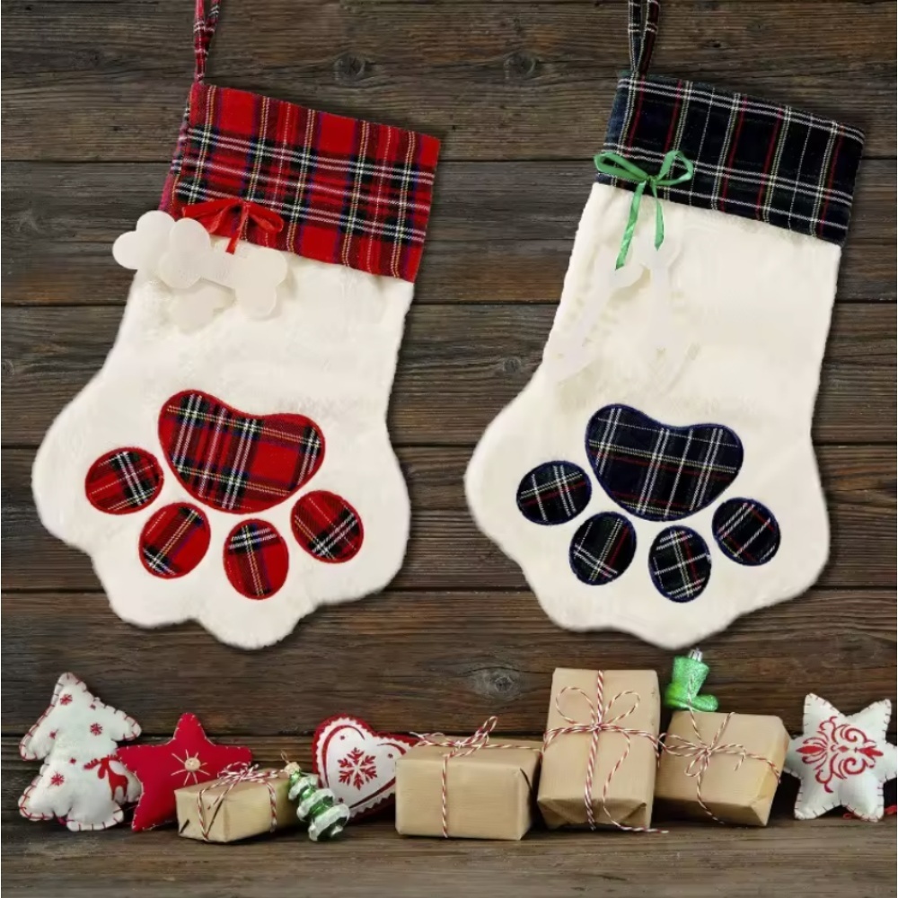 Christmas Socks New Year Decor - đánh giá và giá Christmas Stocking Hanging