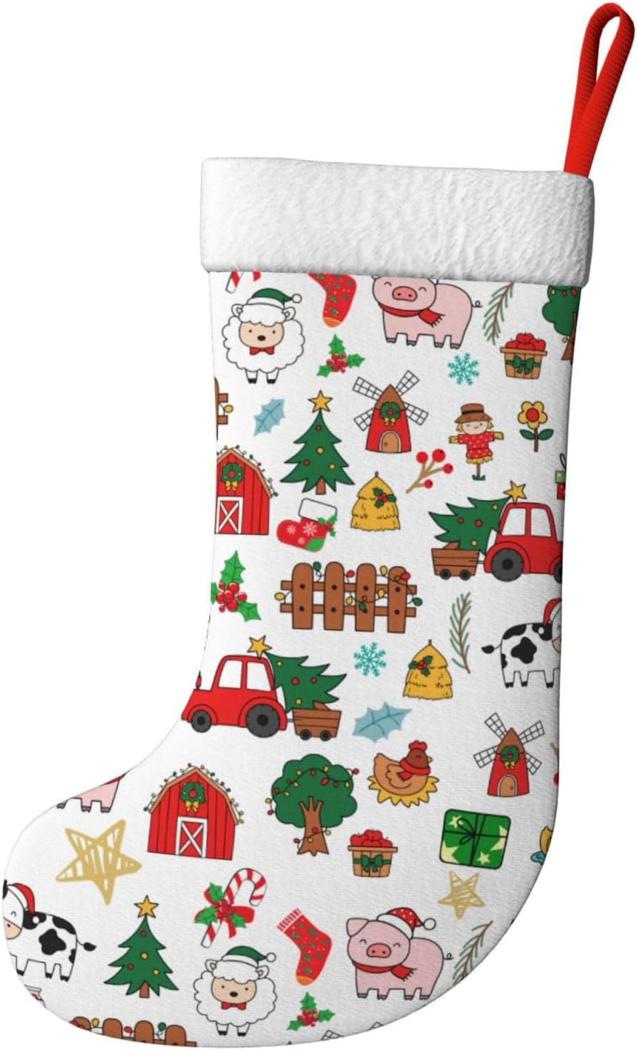 Farm Animals Christmas Stockin - đánh giá và giá Christmas Stocking Hanging