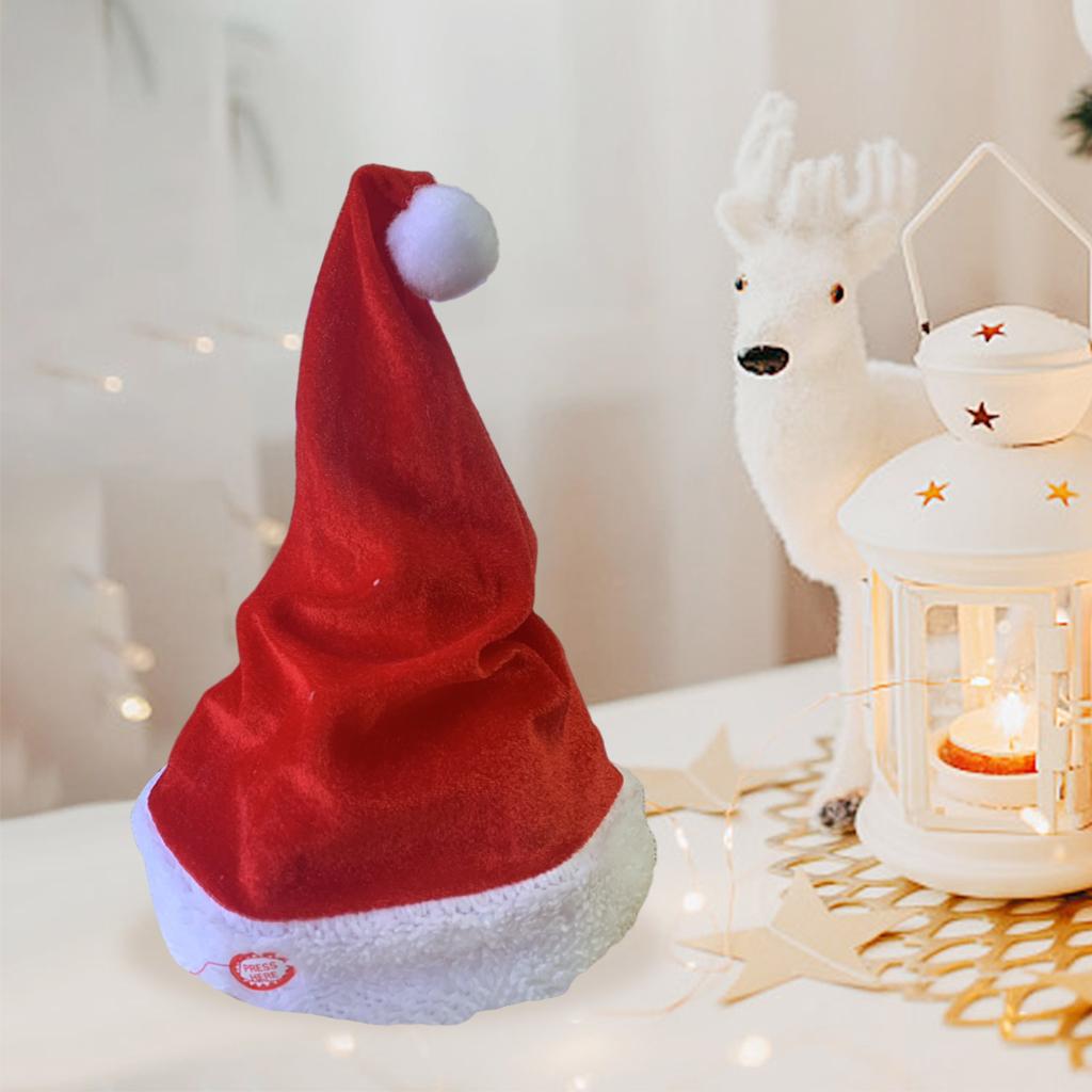 Singing Dancing Santa Hats Dec - đánh giá và giá Santa Hat Plush
