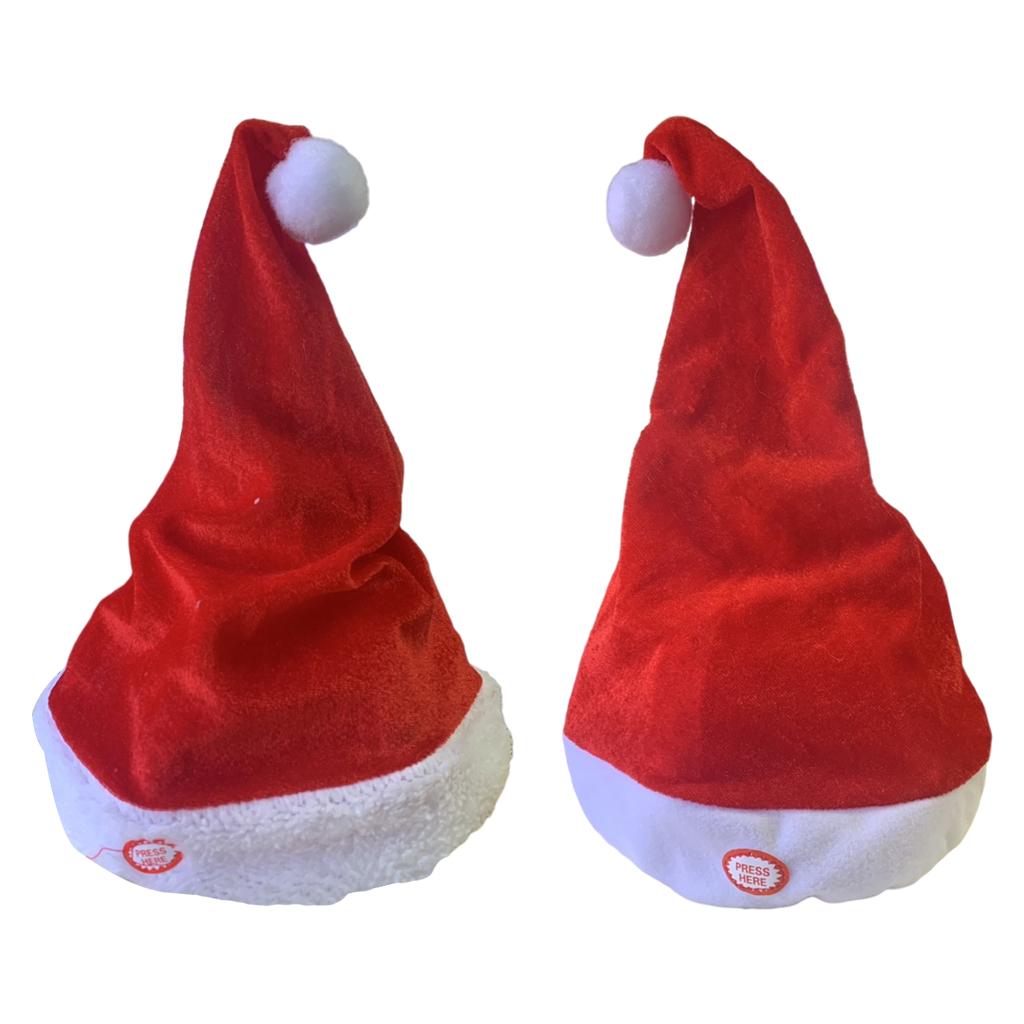 Singing Dancing Santa Hats Dec - đánh giá và giá Santa Hat Plush
