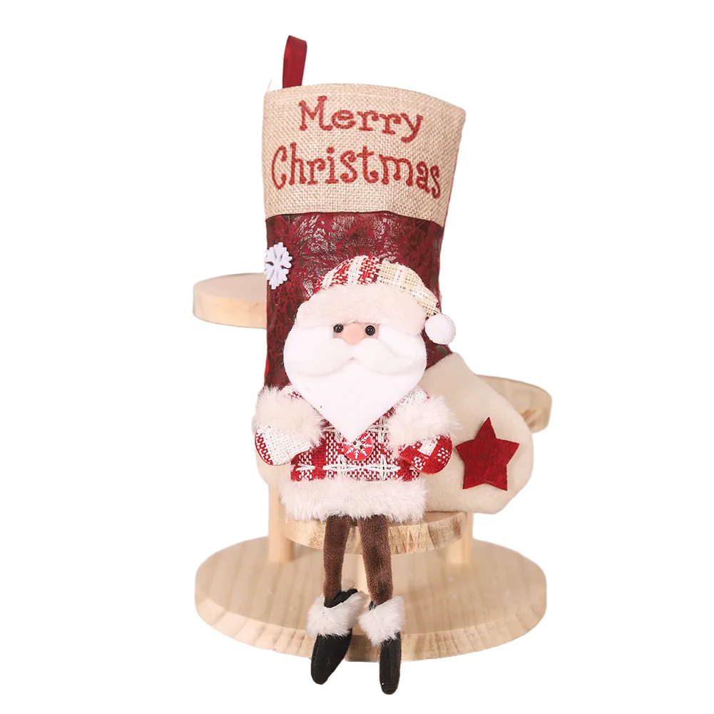 Large Christmas Stocking with  - đánh giá và giá Christmas Stocking Hanging