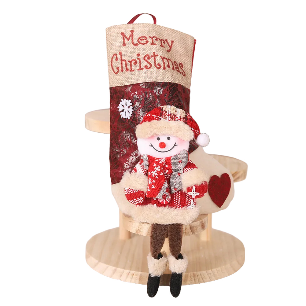 Large Christmas Stocking with  - đánh giá và giá Christmas Stocking Hanging