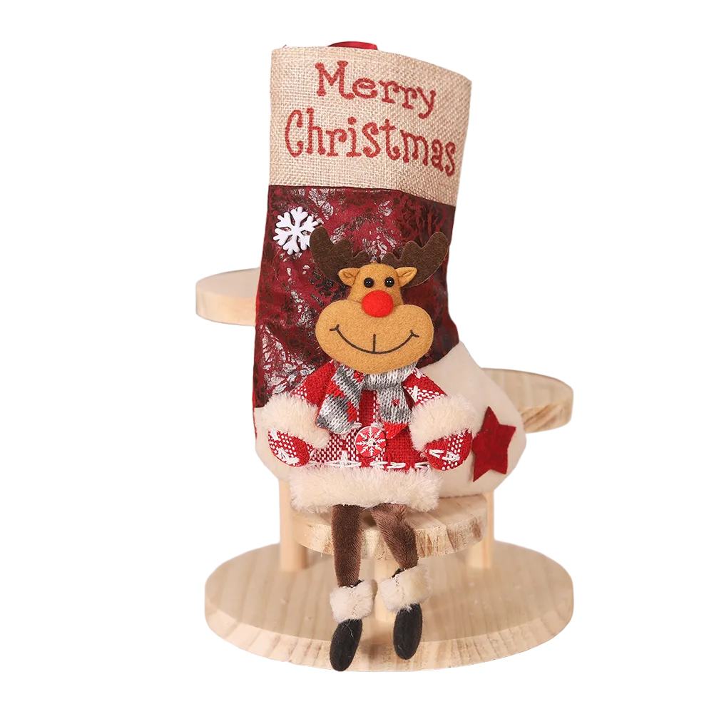 Large Christmas Stocking with  - đánh giá và giá Christmas Stocking Hanging