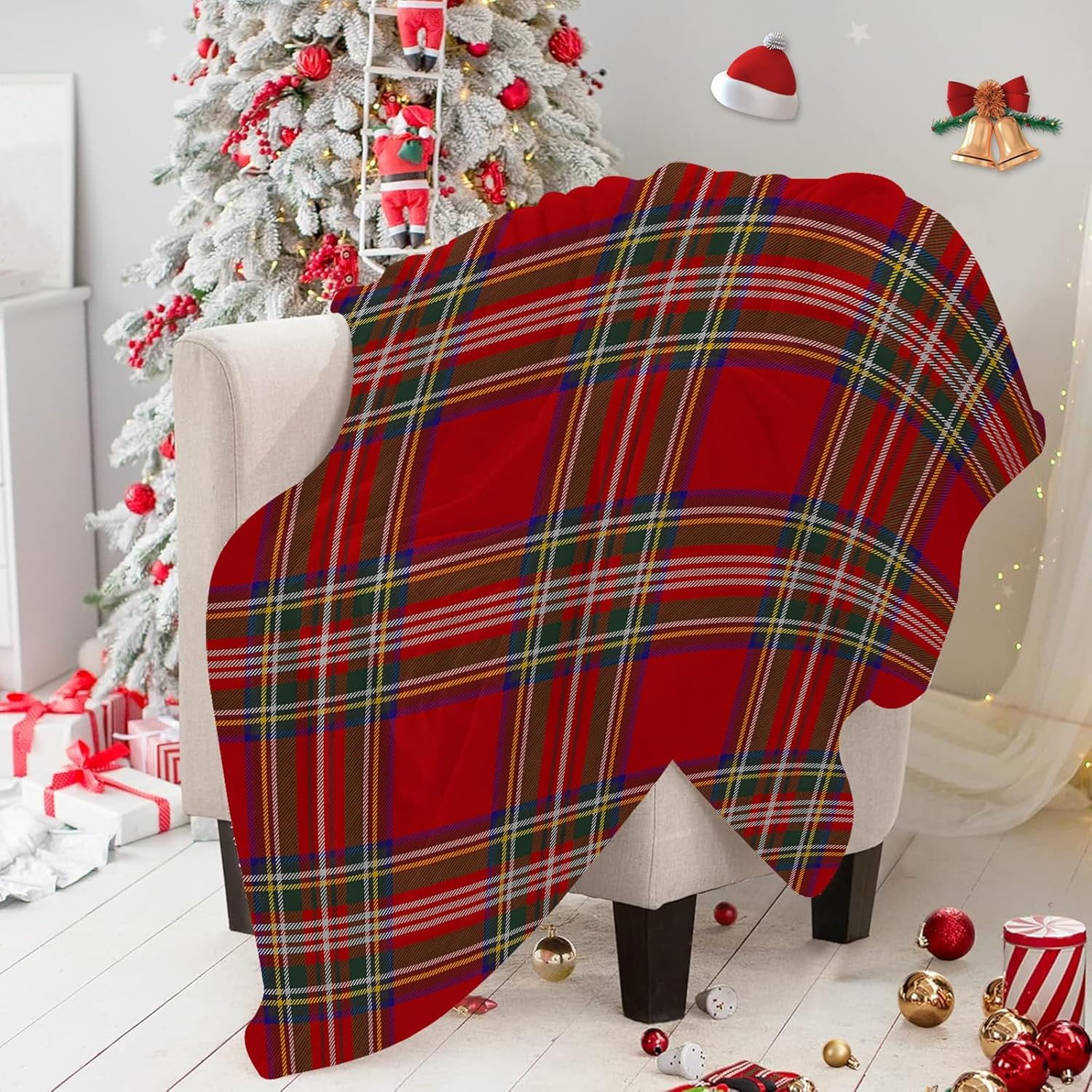 Christmas Plaid Throw Blankets - đánh giá và giá Christmas Throw Blanket