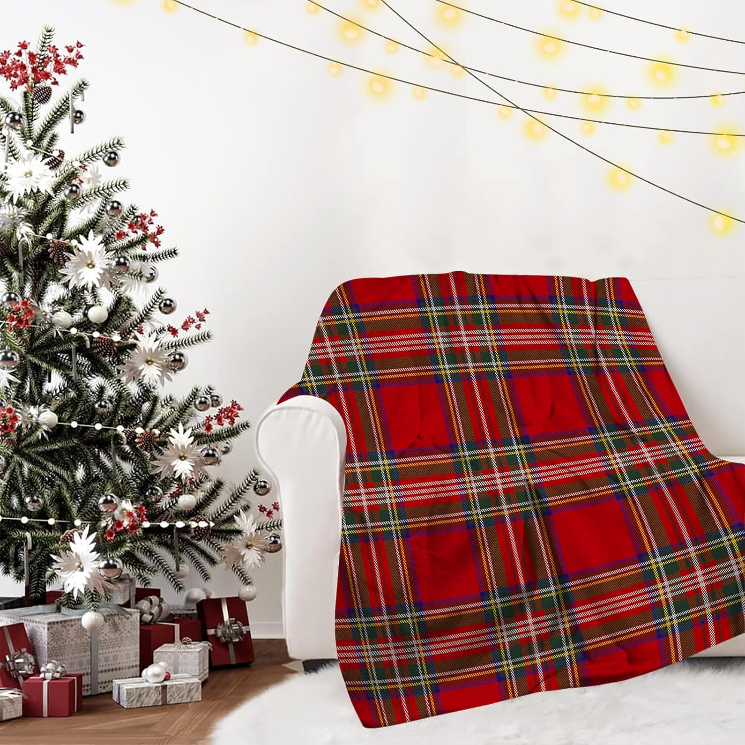 Christmas Plaid Throw Blankets - đánh giá và giá Christmas Throw Blanket