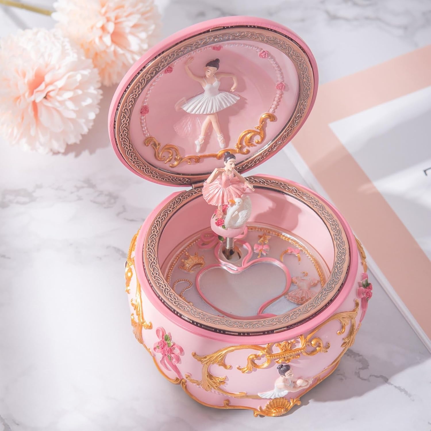 LED Rotating Ballerina Music B - đánh giá và giá Snow Globe Musical