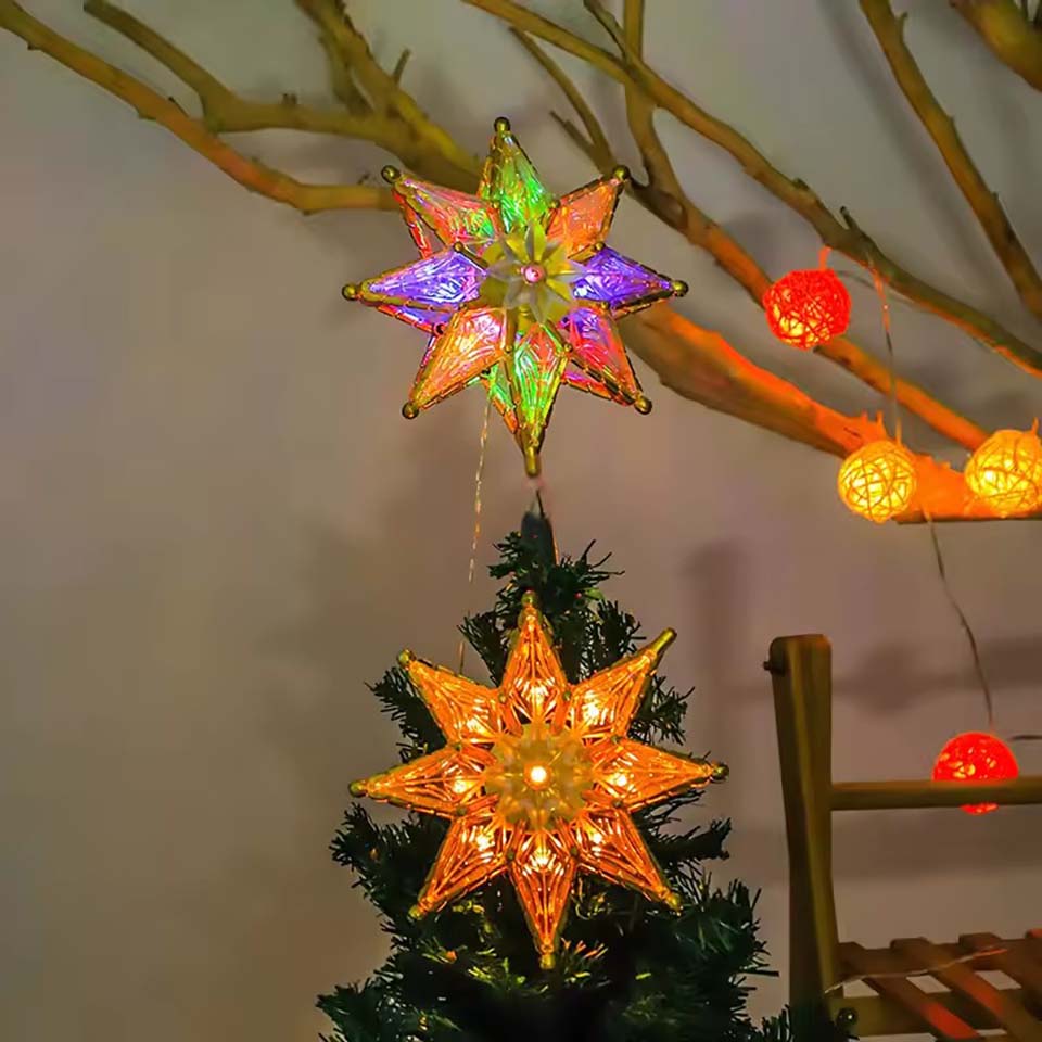 Lighted Star Trees Topper Chri - đánh giá và giá Star Tree Topper