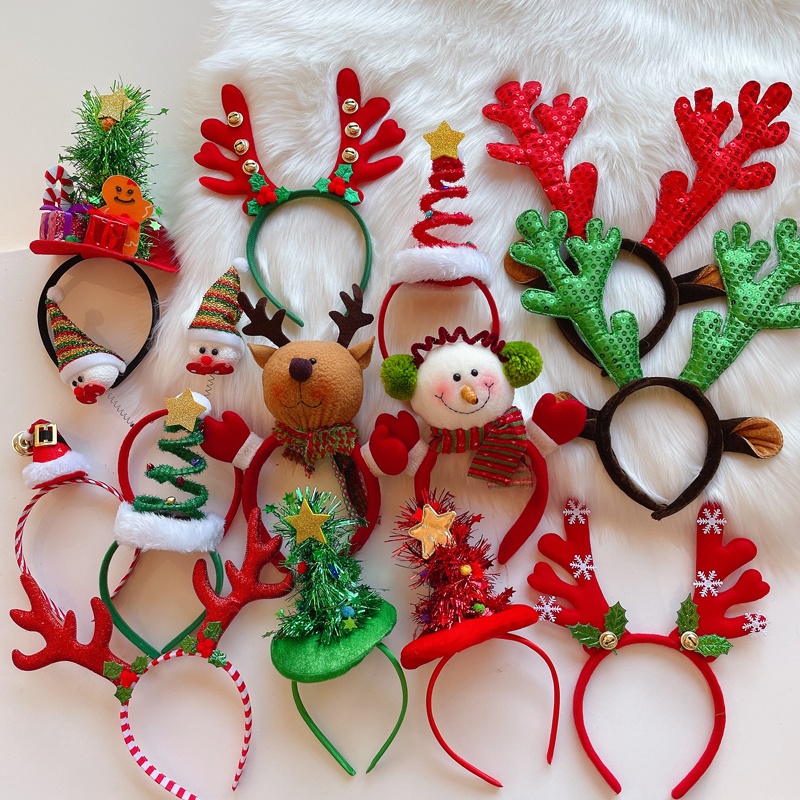 1-15pcs Christmas Headbands Sn - đánh giá và giá Reindeer Antlers Headband