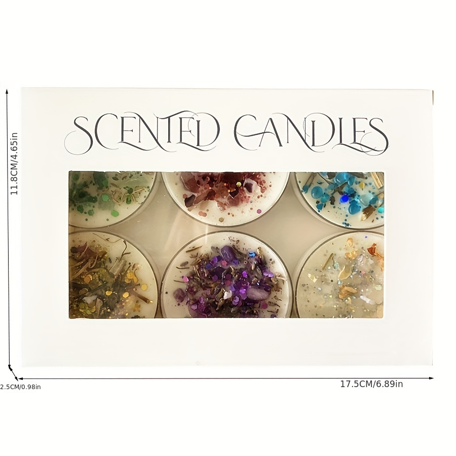 Set of 6 Scented Candles Fragr - đánh giá và giá Holiday Candle Set