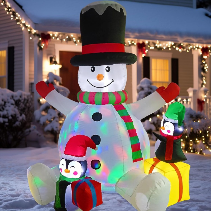 Christmas Inflatable Snowman P - đánh giá và giá Christmas Lights Outdoor