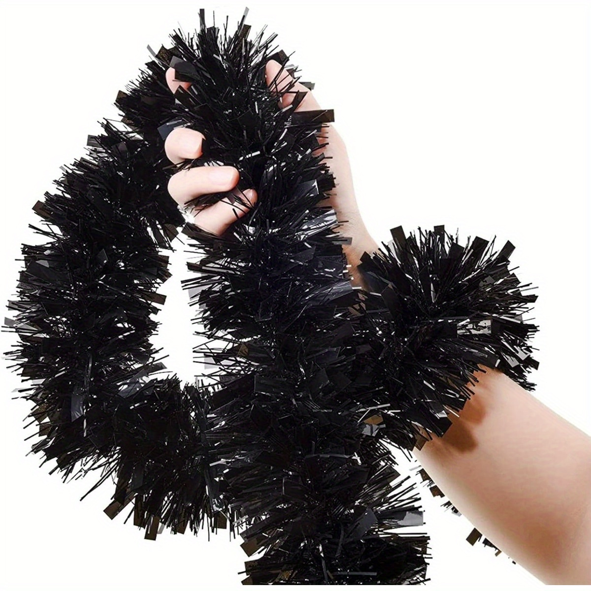 1pcs Black Tinsel Garland in M - đánh giá và giá Tinsel Garland Decoration