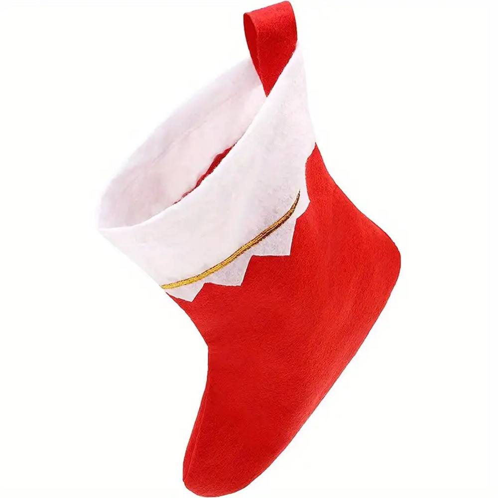 12pcs Red Felt Christmas Stock - đánh giá và giá Christmas Stocking Hanging