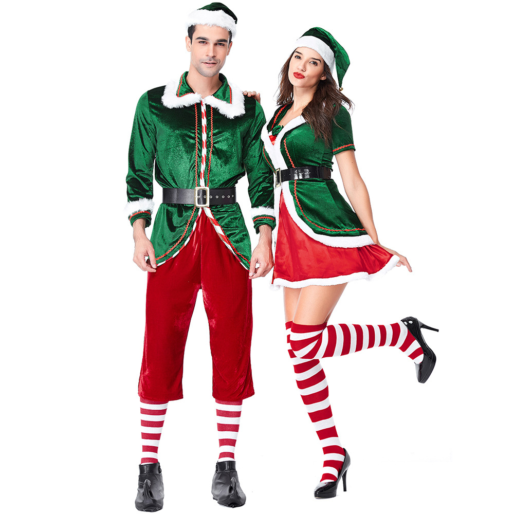 Santa Claus Costume Women Men  - đánh giá và giá Elf Costume Christmas