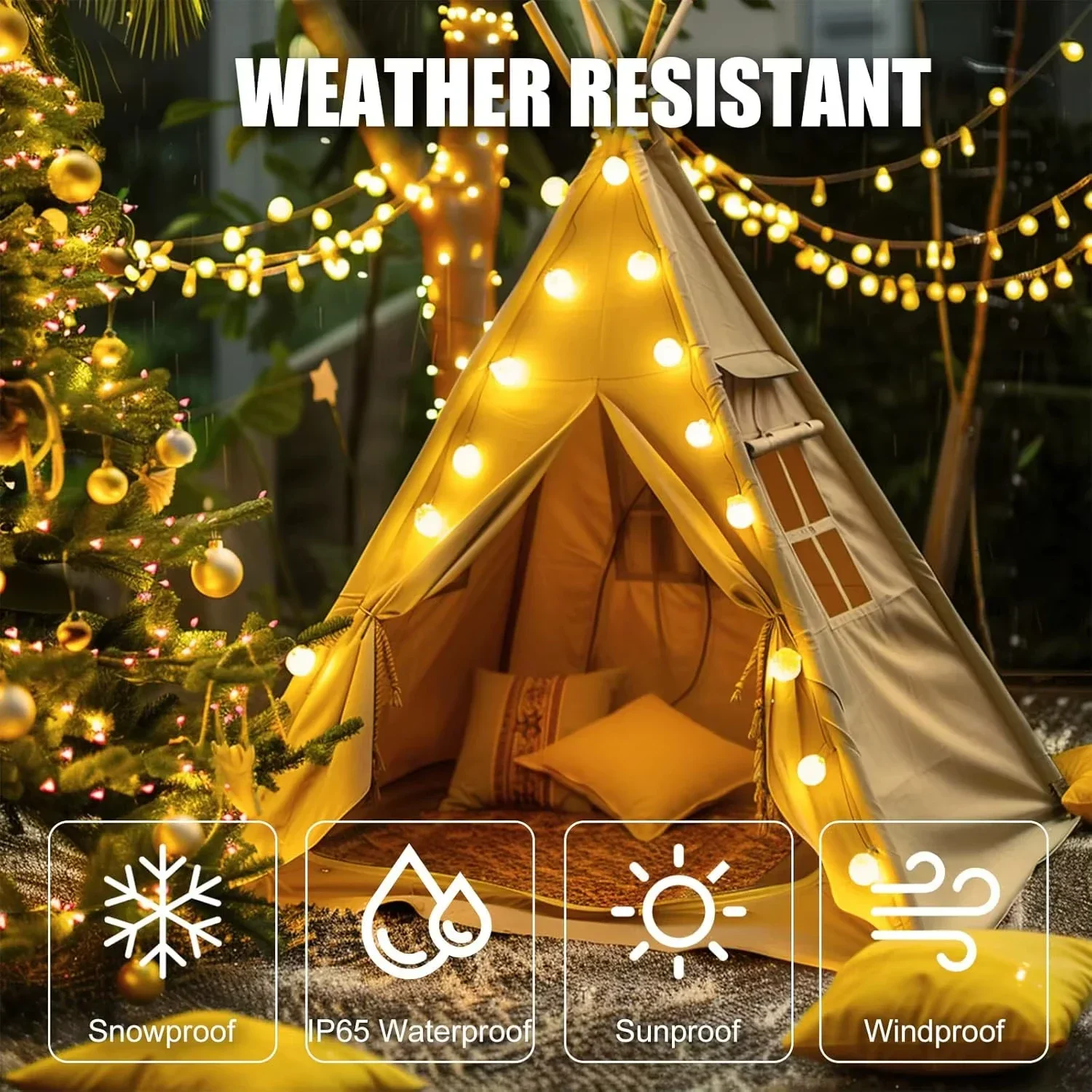 USB LED Ball String Lights 6M  - đánh giá và giá Led Fairy String Lights