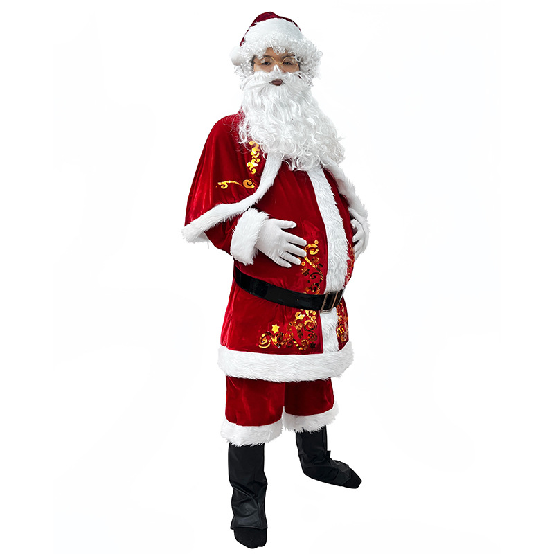 Santa Claus Costume Adult Men  - đánh giá và giá Elf Costume Christmas