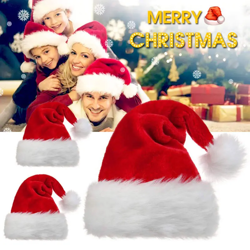 Christmas Santa Hat Xmas Long  - đánh giá và giá Santa Hat Plush