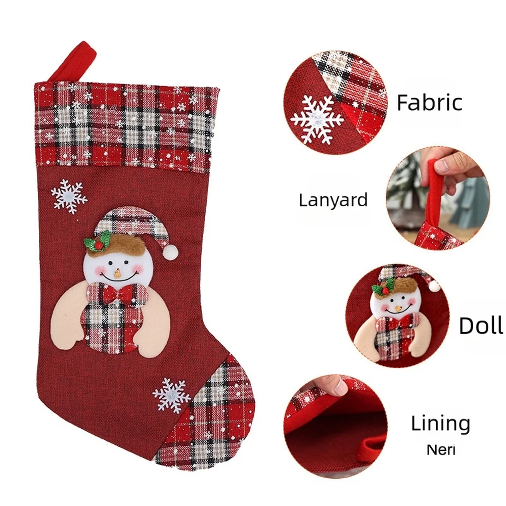 1pcs Christmas Stocking Presen - đánh giá và giá Christmas Stocking Hanging