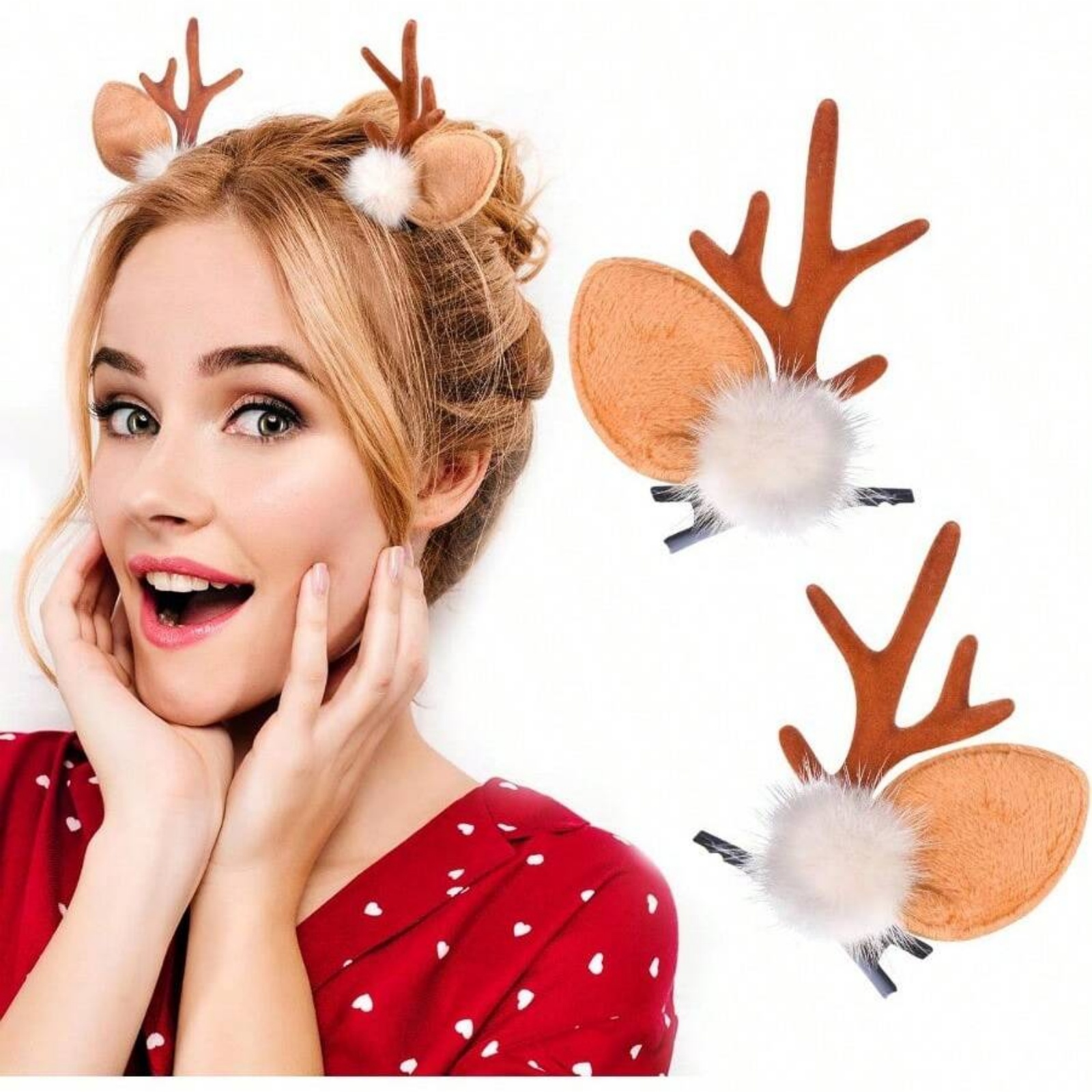 2pcs Christmas Reindeer Antler - đánh giá và giá Reindeer Antlers Headband