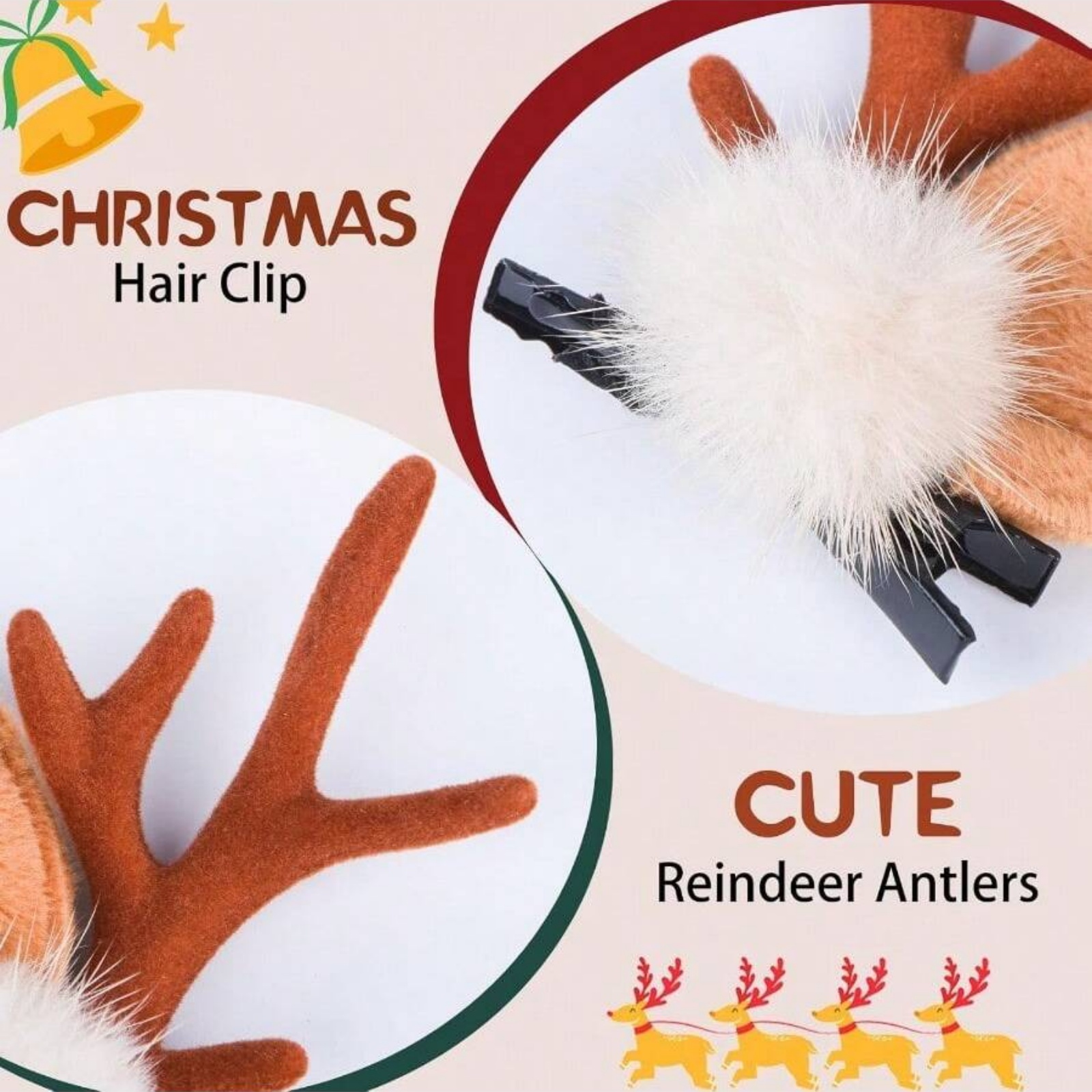2pcs Christmas Reindeer Antler - đánh giá và giá Reindeer Antlers Headband