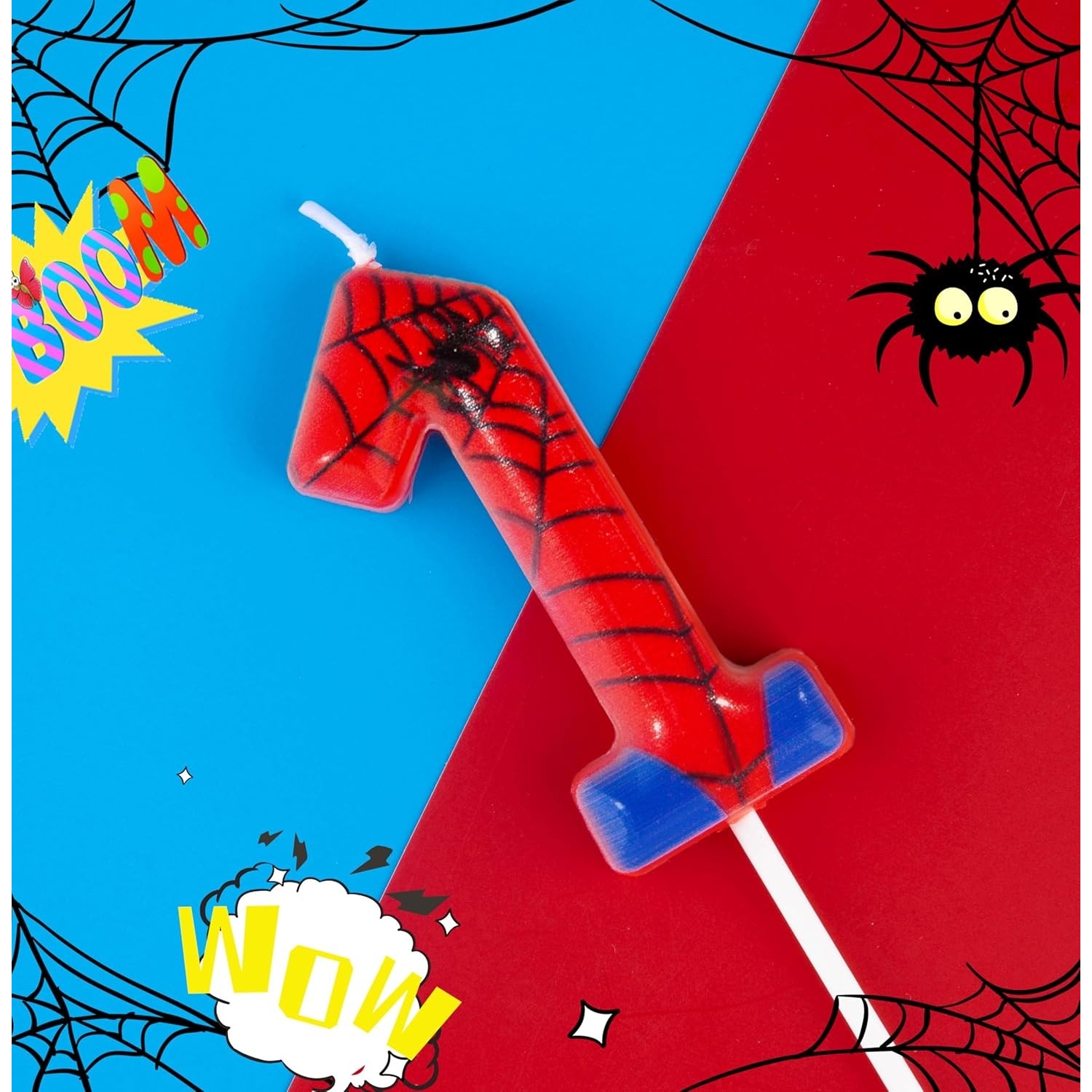 Spider Party 0-9 Birthday Cand - đánh giá và giá Holiday Candle Set