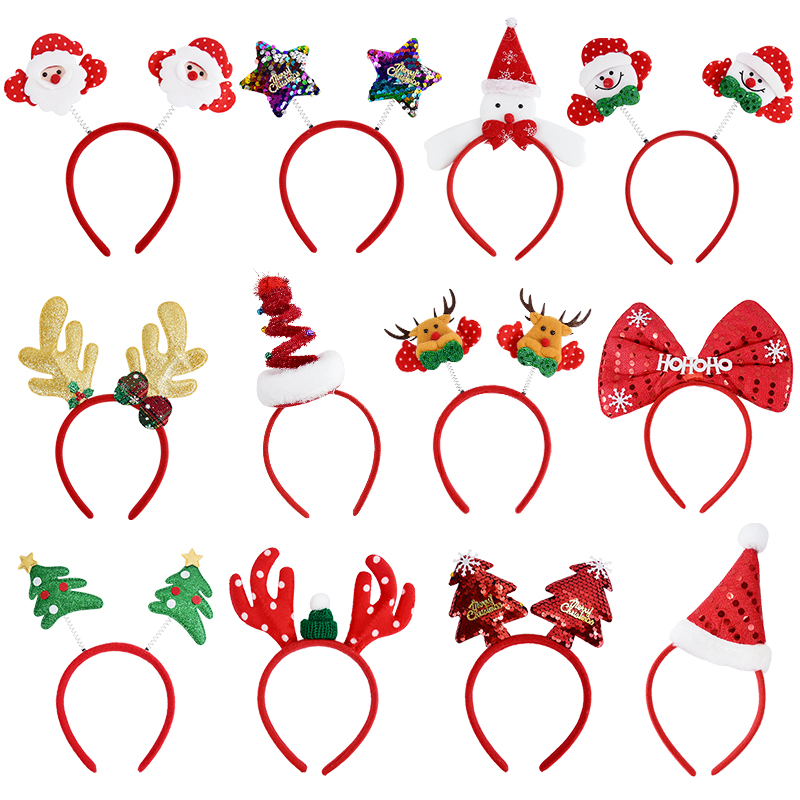 Christmas Headband Kids Adult  - đánh giá và giá Reindeer Antlers Headband