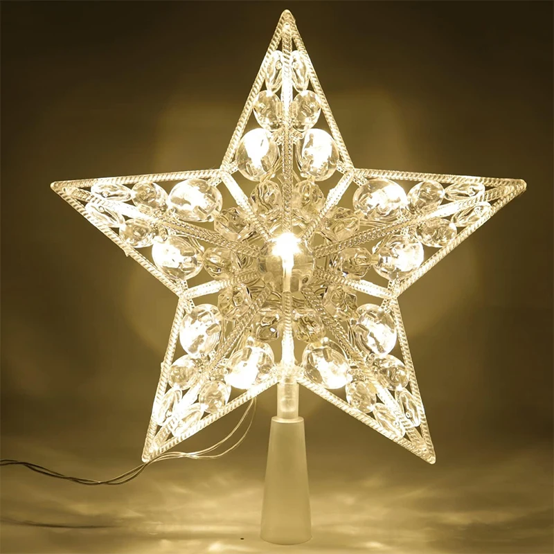 15cm Christmas Decoration Glow - đánh giá và giá Star Tree Topper
