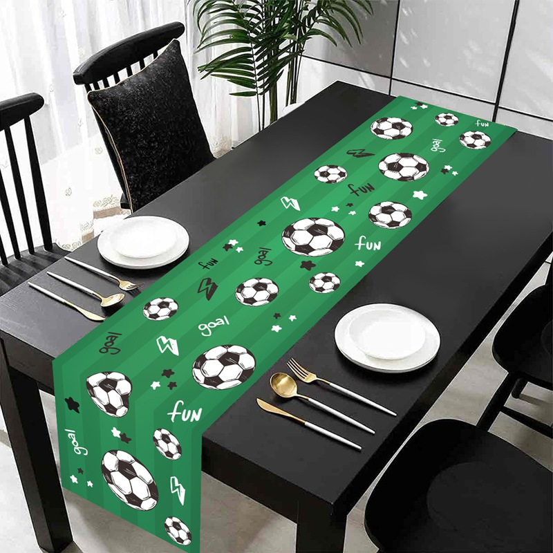 1pc Soccer/Football Party Tabl - đánh giá và giá Christmas Table Runner