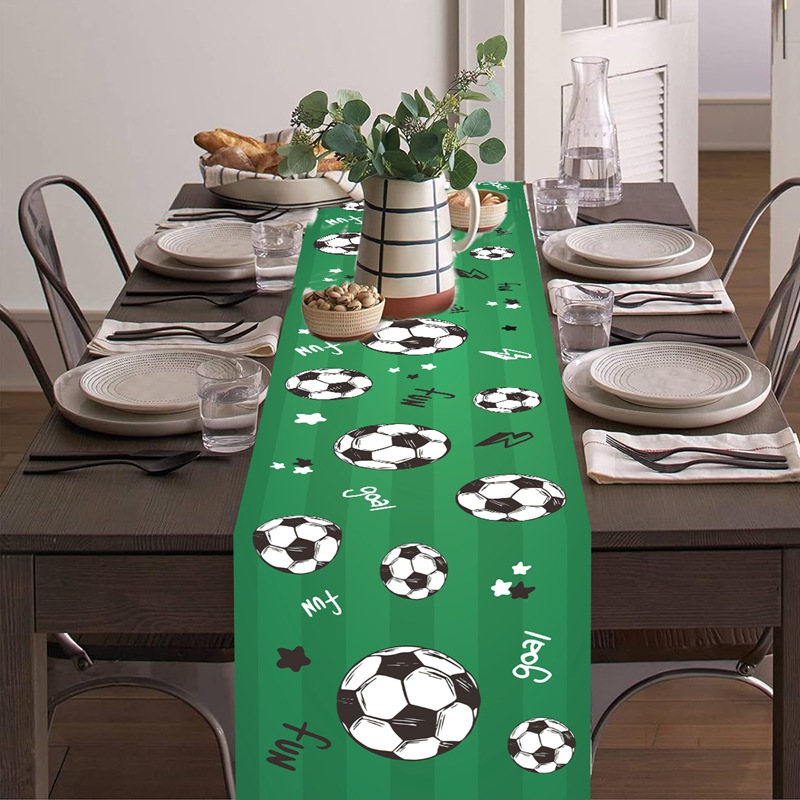 1pc Soccer/Football Party Tabl - đánh giá và giá Christmas Table Runner