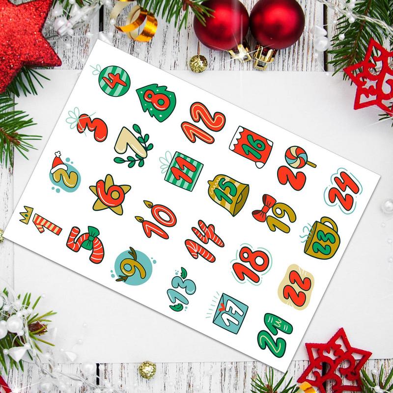 Merry Christmas Stickers Adven - đánh giá và giá Advent Calendar Gift
