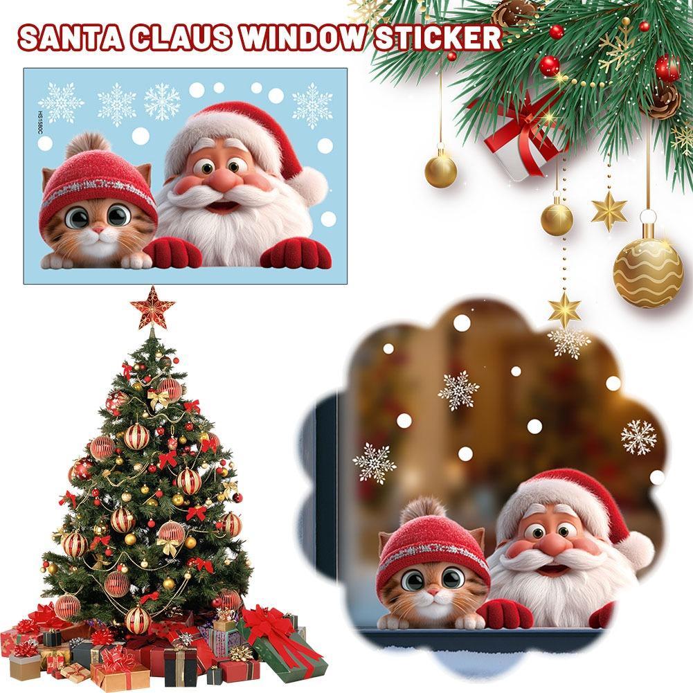 2pcs Christmas Window Clings S - đánh giá và giá Snowflake Window Decal