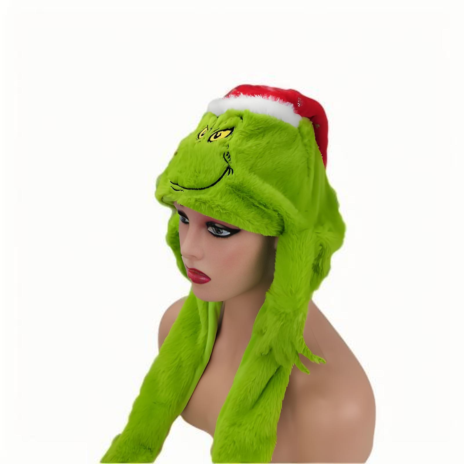 Plush Grincese Hat Cap Scarf C - đánh giá và giá Santa Hat Plush