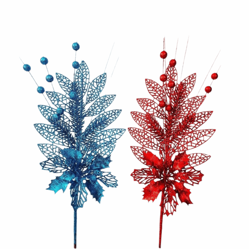 2pcs Red Artificial Berry Bran - đánh giá và giá Christmas Tree Artificial
