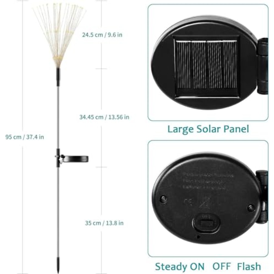 Solar Firework Lights, Lightin - đánh giá và giá Christmas Lights Outdoor